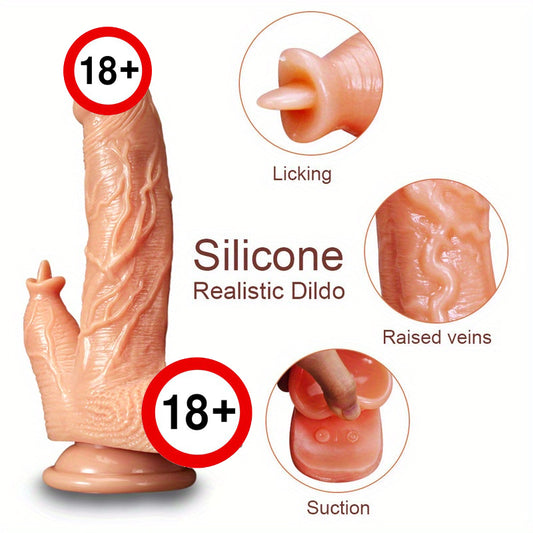 Realistic Vibrating Heated Dildo & Suction Cup - Experience the Ultimate Pleasure! - HeartCaptor