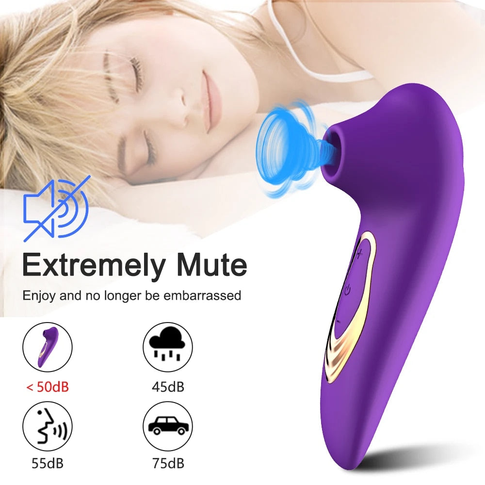 Clitoral Sucking Vibrator with 10 Modes - HeartCaptor