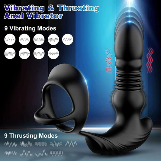 Advanced Prostate Massager with Delay Ejaculation Support