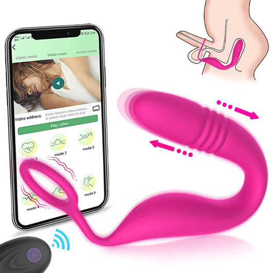 Advanced 2-in-1 Prostate Massager with Vibrating Cock Ring