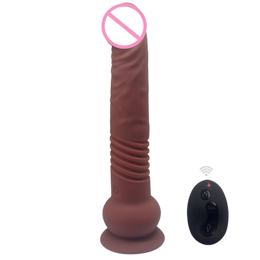 Silicone Pleasure Toy with Remote Control and Multi-Frequency Vibration