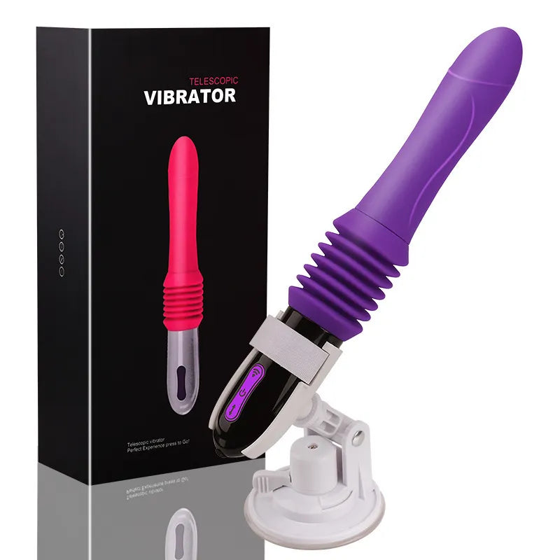 Automatic Telescopic Vibrator with G Spot Vibration Massager - HeartCaptor