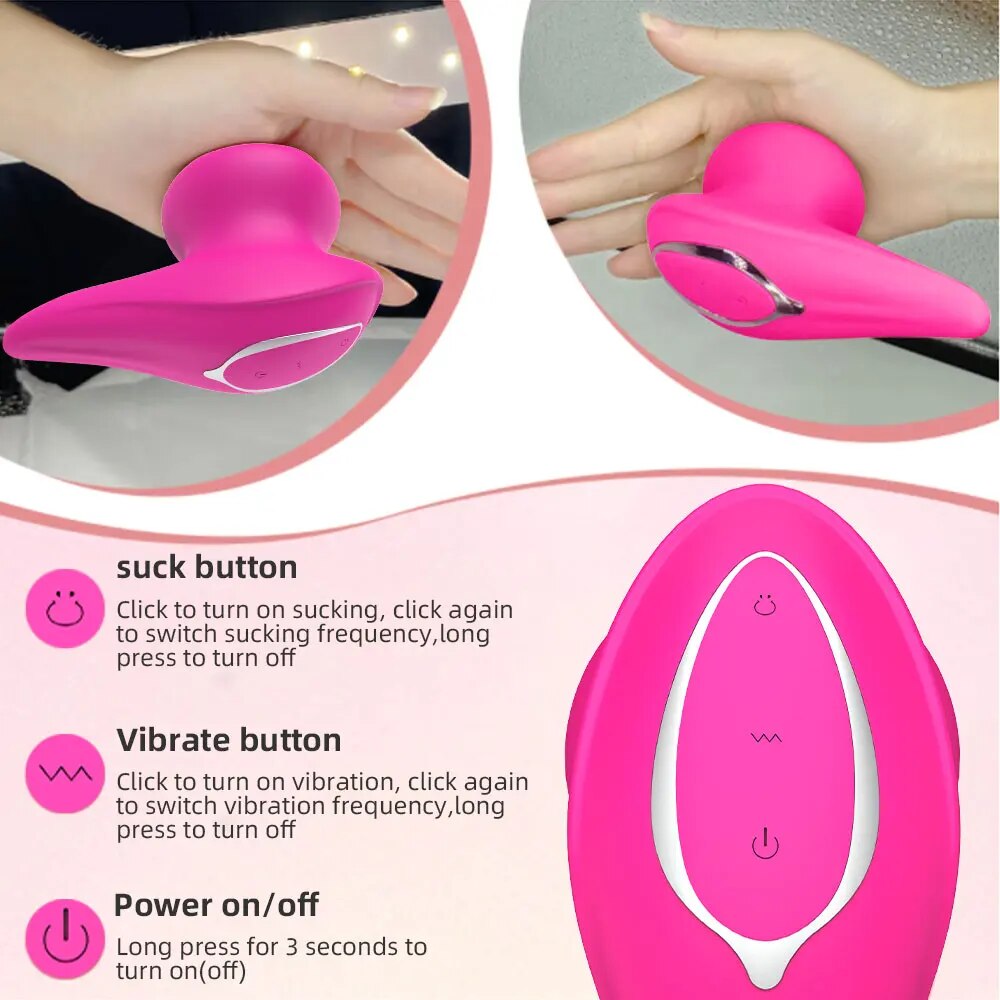 Clitoris Sucking Vibrator for Women - G-spot Massager - HeartCaptor