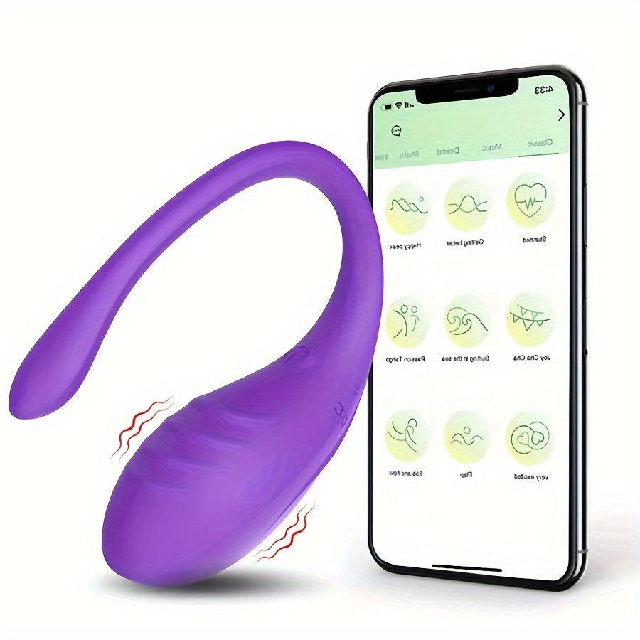 Silicone Wearable G-spot Vibrator with APP Control - HeartCaptor