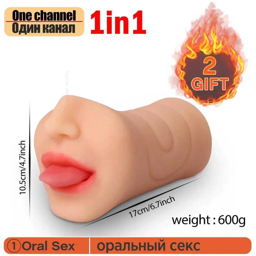 Realistic Silicone Vagina Masturbator for Men - HeartCaptor