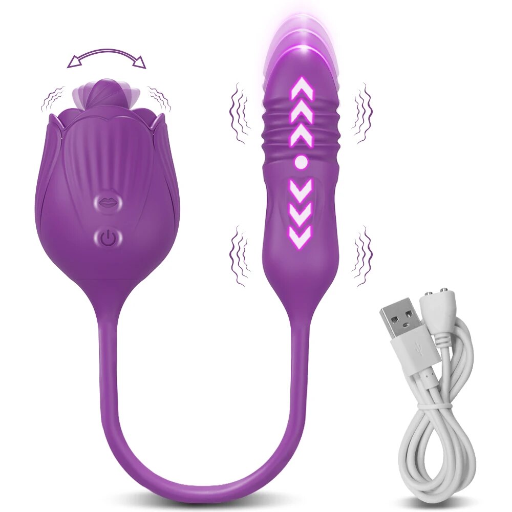 Tongue Licking Vibrator for Women - HeartCaptor