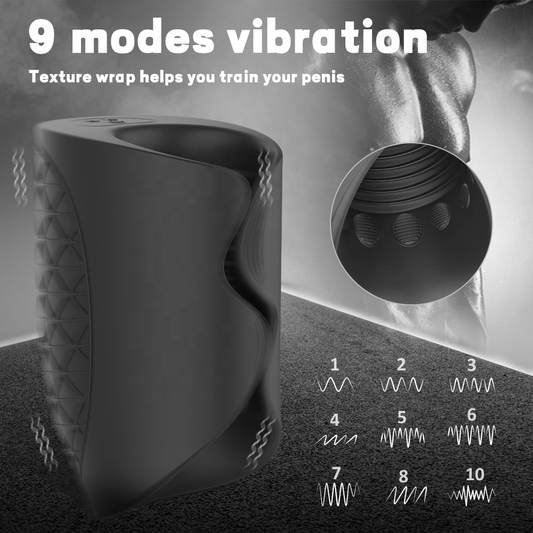 Adjustable Double Head Penis Vibrator for Enhanced Male Pleasure