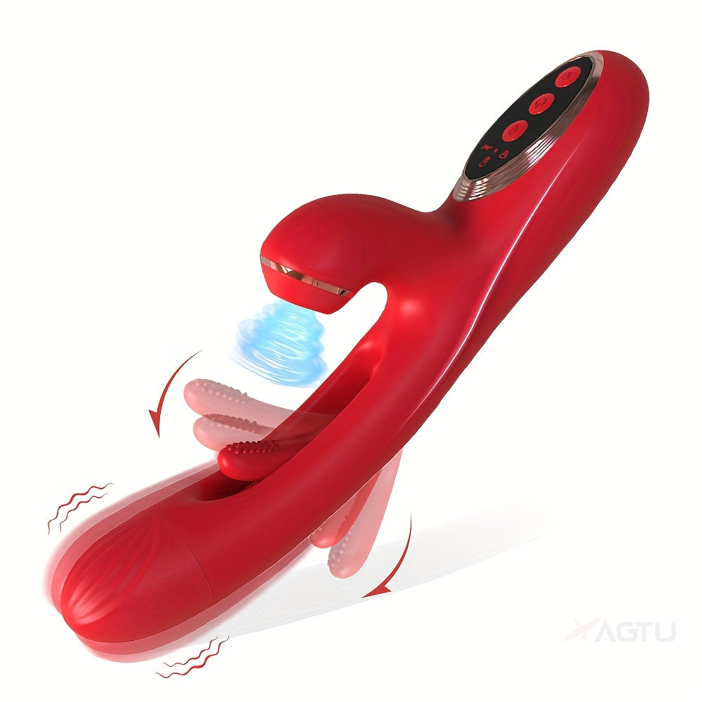 Rabbit Sucking Vibrator with 10 Vibration Modes - HeartCaptor