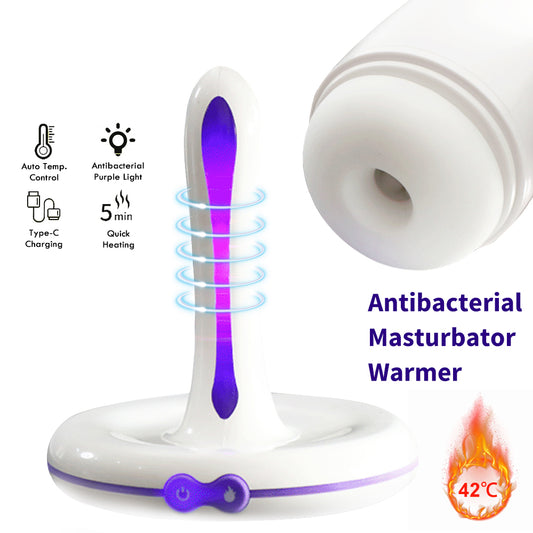 Tasse de masturbation avancée en ABS ultraviolet avec fonctions de chauffage et de séchage