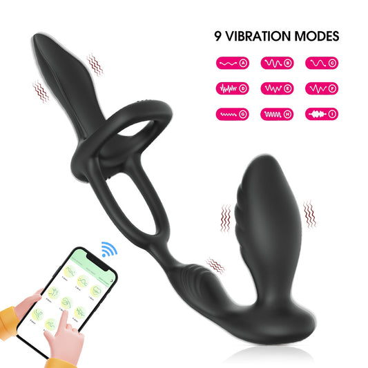 Advanced 3-Point Anal Vibrator for Intimate Pleasure