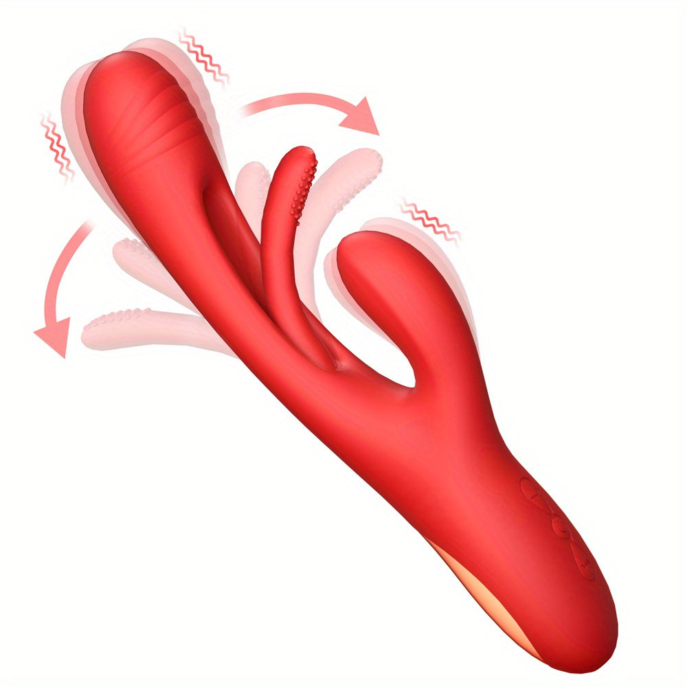 Rabbit Sucking Vibrator with 10 Vibration Modes - HeartCaptor