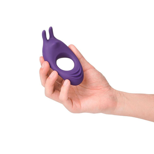 9-Frequency Vibrating Rabbit Silicone Cock Ring for Enhanced Pleasure