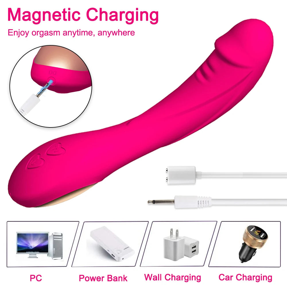 Powerful G-spot Vibrator for Women, Clitoris Stimulator - HeartCaptor