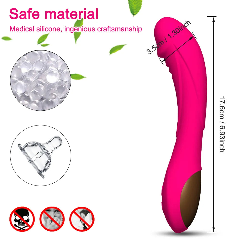 Powerful G-spot Vibrator for Women, Clitoris Stimulator - HeartCaptor