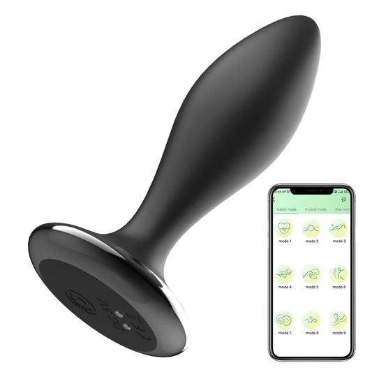 Bluetooth App-Controlled Prostate Massager for Men - Discreet and Advanced G-Spot Stimulator