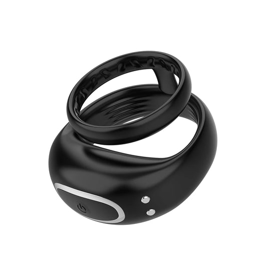 Silicone Penis Ring with 10 Vibration Modes for Men - Discreet Package