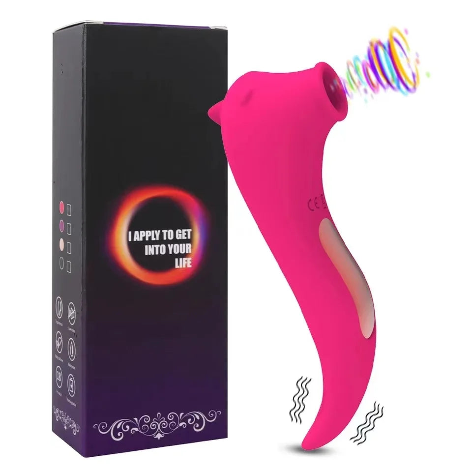 Clitoris Sucking Vibrator for Women Nipple Oral Vacuum Stimulator Massager - HeartCaptor