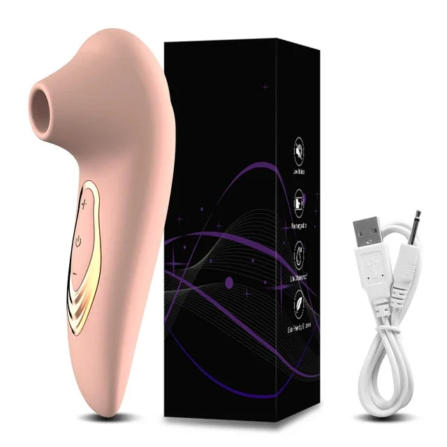 Clitoris Sucking Vibrator for Women Nipple Oral Vacuum Stimulator Massager - HeartCaptor