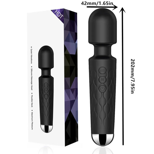 Premium Magic Wand for Women - Intimate Clitoral Stimulator with G Spot Massager