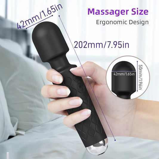 Premium Magic Wand for Women - Intimate Clitoral Stimulator with G Spot Massager