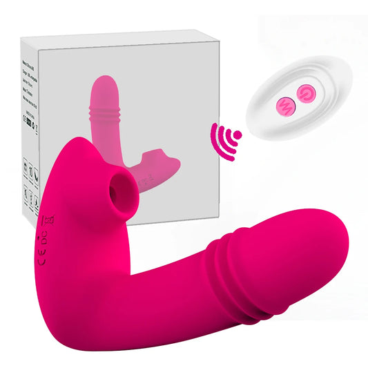 HeartCaptor Premium G-Spot Vibrator with 10 Speeds and Discreet Telescopic Suction