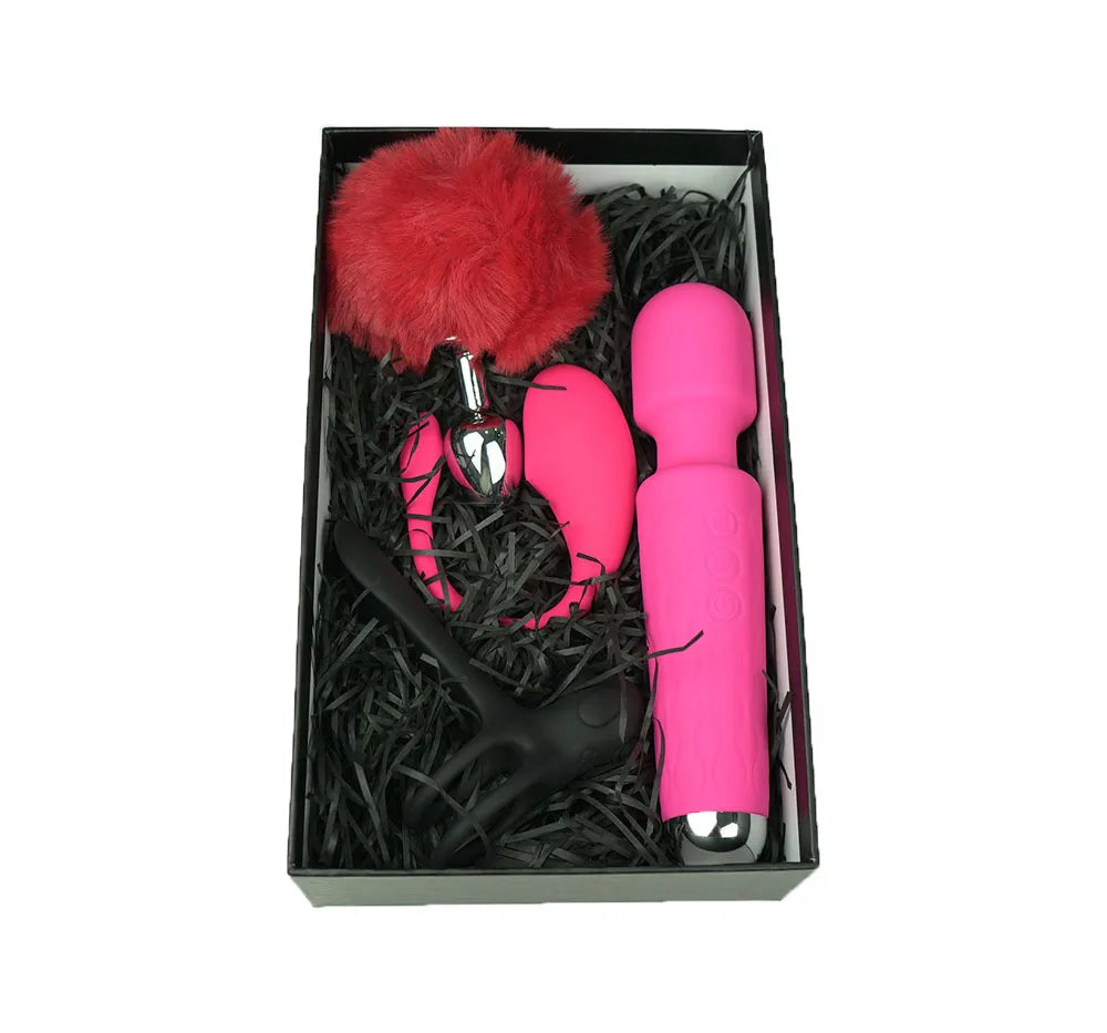 Thrusting Vibrator Egg Clitoris Sucker Stimulator Set - HeartCaptor