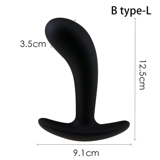 Wireless Remote Control Silicone Prostate Massager with 10 Stimulation Patterns