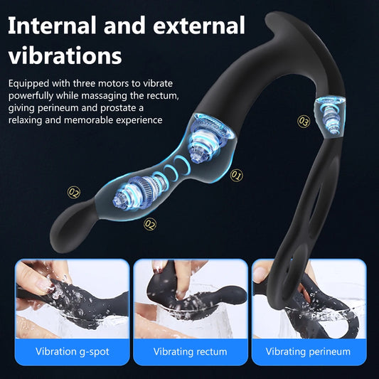 Wireless Prostate Massager for Men - Delay Ejaculation with HeartCaptor's Premium G-Spot Stimulator