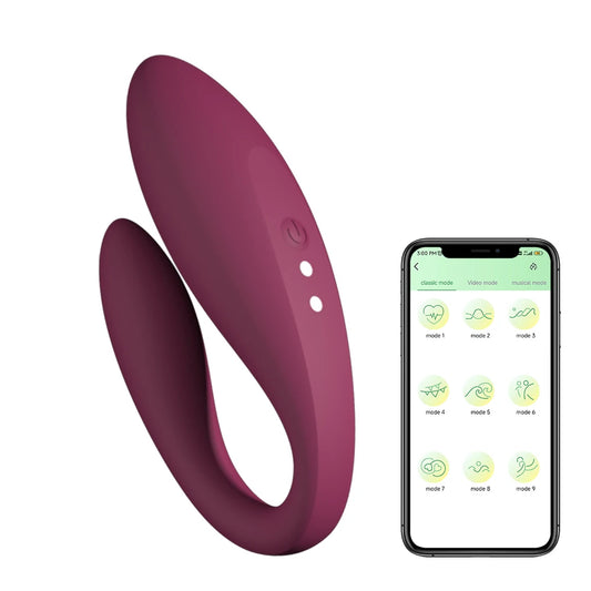 Wireless APP Remote Control G-Spot Stimulator for Couples