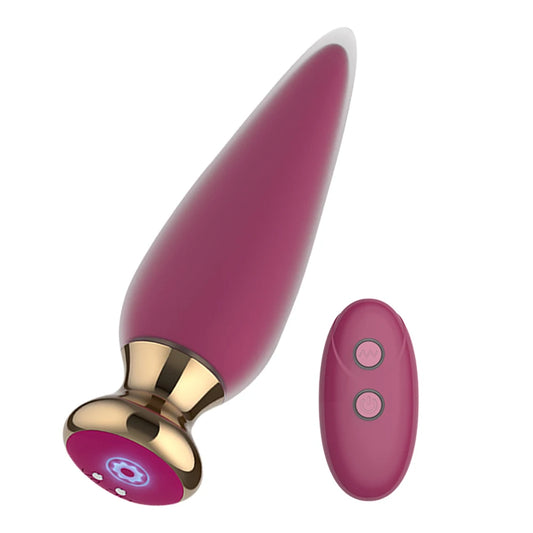 Wireless Anal Vibrator with Remote Control for Men and Women - HeartCaptor Prostate Massager