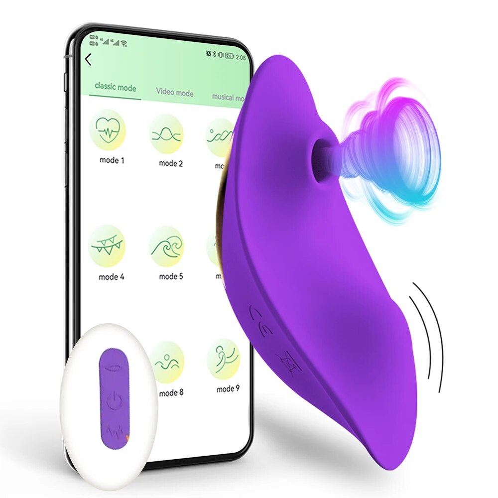 Wearable Clitoral Suction Vibrator for Women - HeartCaptor