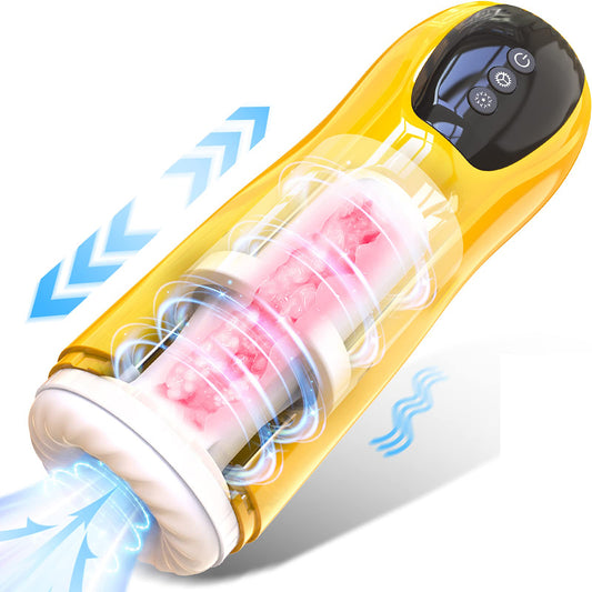 Moebius - Advanced Interactive Male Stroker with Voice-Activated Heat and Thrust