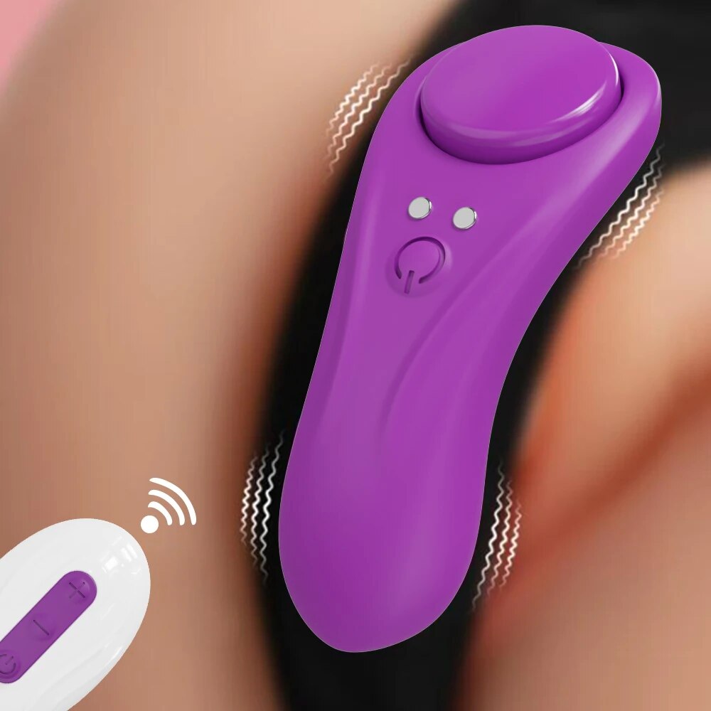 Mini Clit Sucking Vibrator with Remote Control and Sexy Panties - HeartCaptor