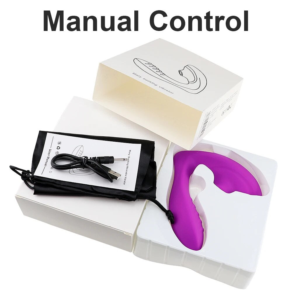 APP Bluetooth Vagina Sucking Vibrator 20 Modes Clitoris Stimulator - HeartCaptor