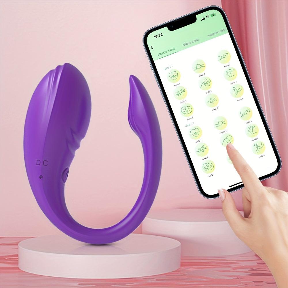 App Remote Control Wearable Panty Clitoral Vibrator - HeartCaptor