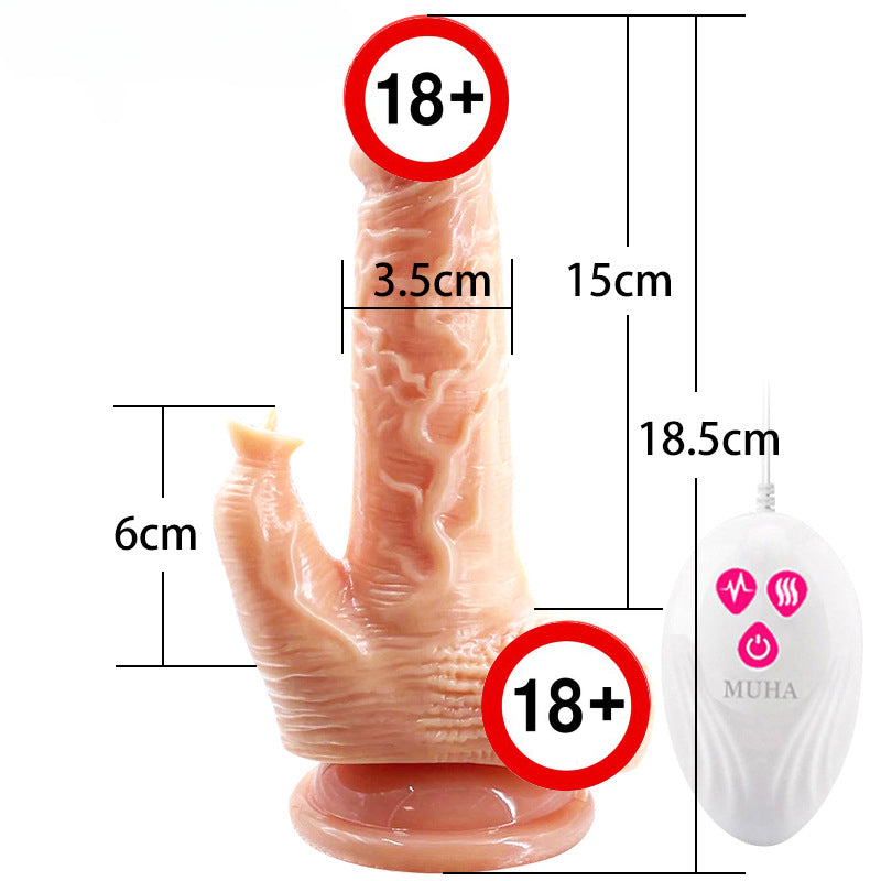 Realistic Vibrating Heated Dildo & Suction Cup - Experience the Ultimate Pleasure! - HeartCaptor