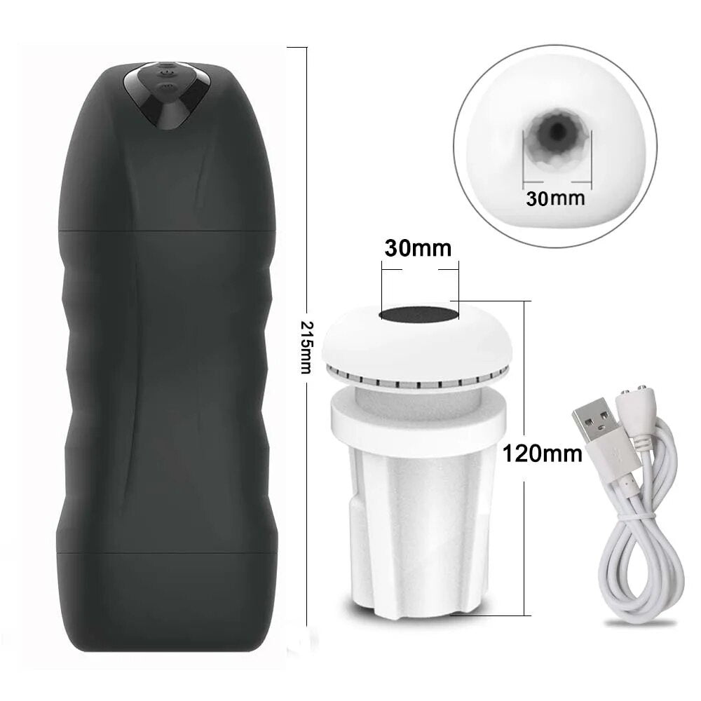 Automatic Sucking Male Masturbator with 10 Vibration Modes - HeartCaptor