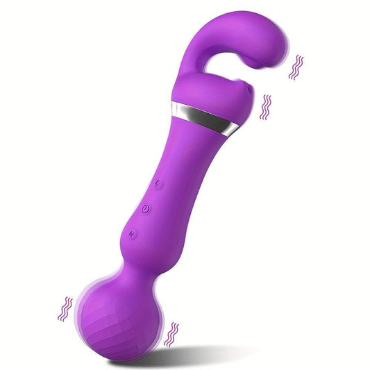 Double Head G Spot Vibrator with 10 Vibration Modes - HeartCaptor