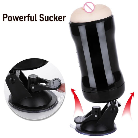 Male Masturbator with Rotating Suction Cup - HeartCaptor