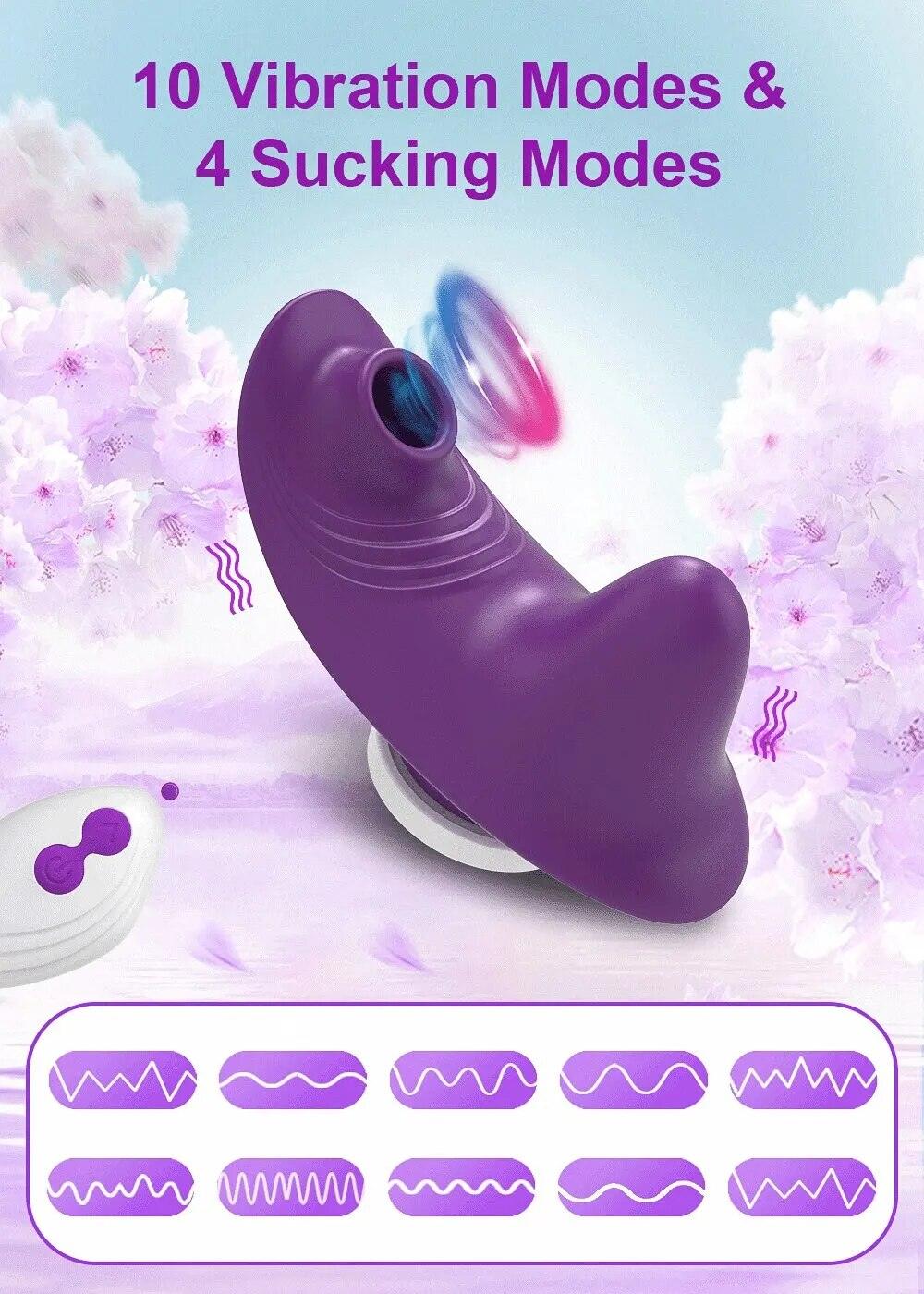 Remote Control Wearable Butterfly Vibrator for Women - HeartCaptor