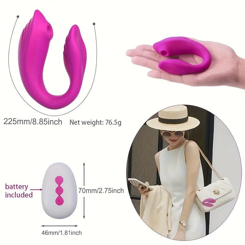 Wearable Vagina Sucking Vibrator with Remote Control - HeartCaptor