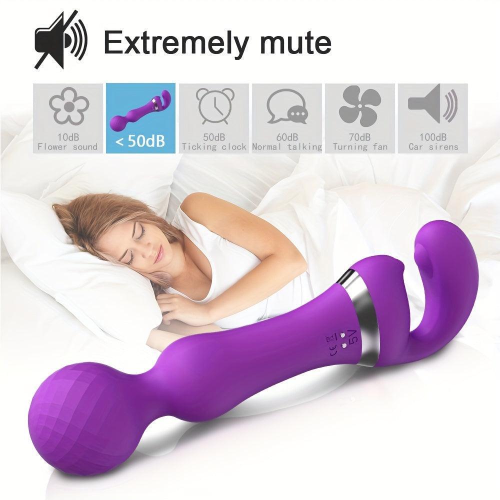 Double Head G Spot Vibrator with 10 Vibration Modes - HeartCaptor