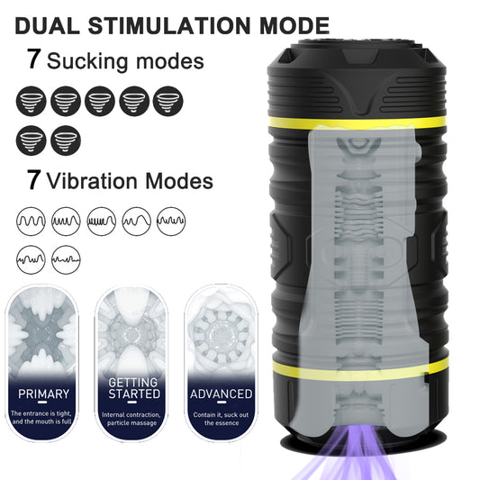 Premium Automatic Penis Masturbation Trainer with Suction