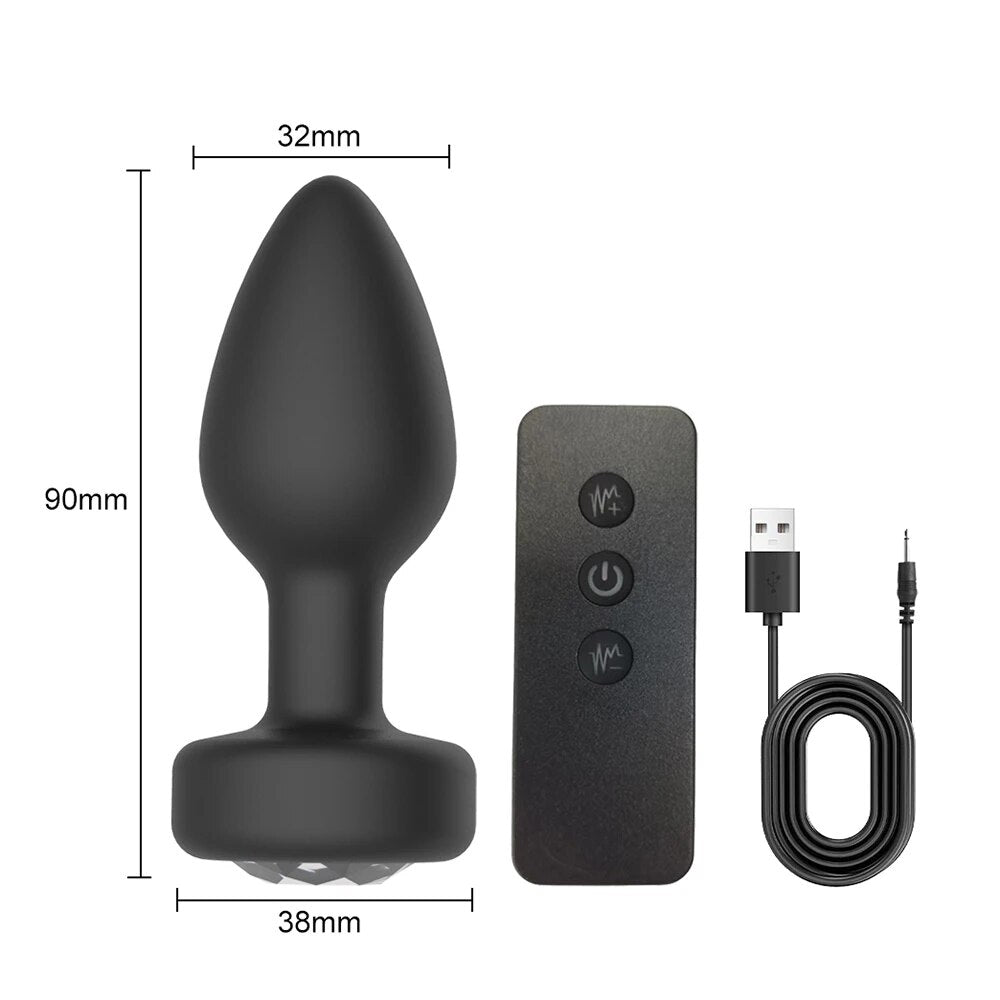 Vibrating Anal Plug with APP Control - Adult Sexual Wellness Toy - HeartCaptor