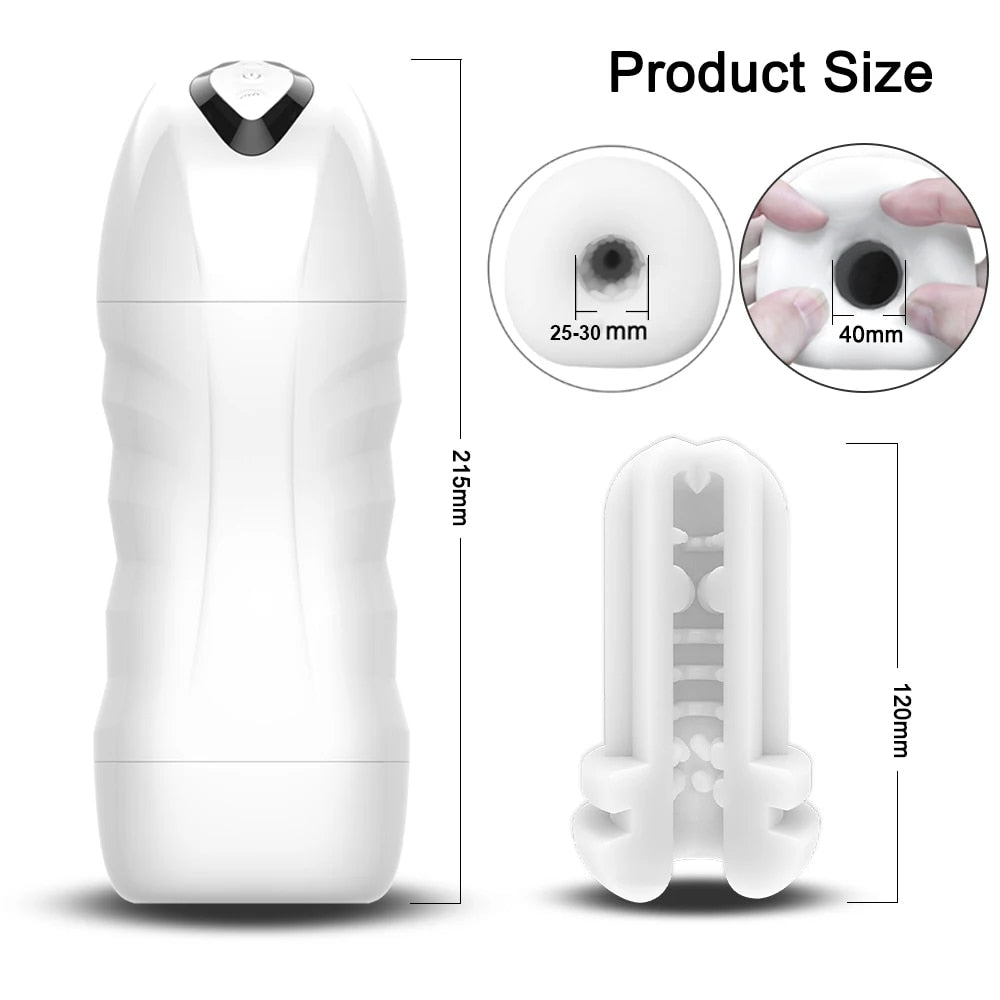 Automatic Male Masturbator with Suction and Vibration - HeartCaptor