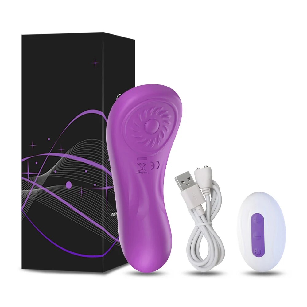 Mini Clit Sucking Vibrator with Remote Control and Sexy Panties - HeartCaptor