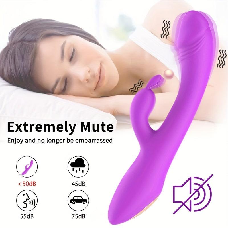 Rose G Spot Rabbit Vibrator, 9 Powerful Vibrations - HeartCaptor