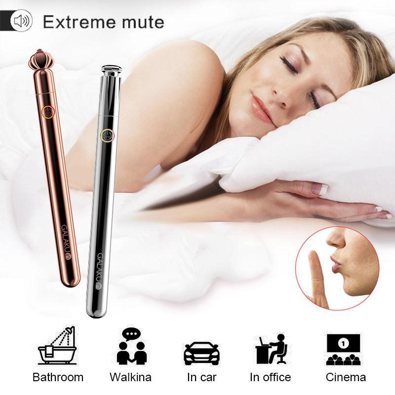 Slim Discreet Vibrator - 10 Frequency Strong Shock - HeartCaptor