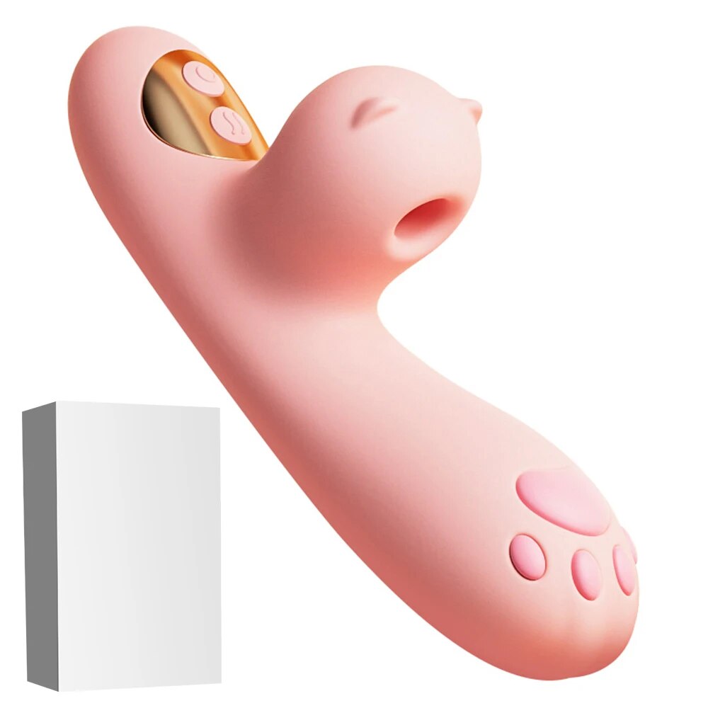 Clitoral Suction Cup Vibrator for Women - HeartCaptor