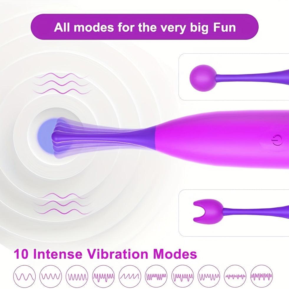 High-Frequency Clitoris Vibrator for Women, G Spot Stimulator Toy - HeartCaptor